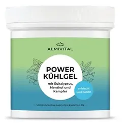 ALMIVITAL Power Kühlgel mit Eukalyptus Menthol und Kampfer 500ml