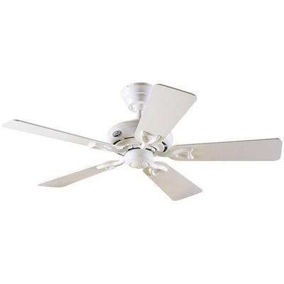 Hunter Seville II WE Deckenventilator (Ø) 112 cm Flügelfarbe: Weiß, Eiche Gehäusefarbe (Details): W