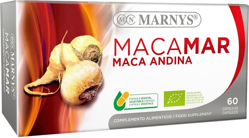 Marnys Cápsulas Vegetales Macamar Maca Andina .