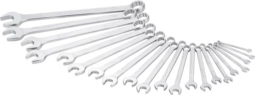 Hazet Combisleutelset 600N/21 I 21-delig I Verchroomd I Maten: 6-34 mm