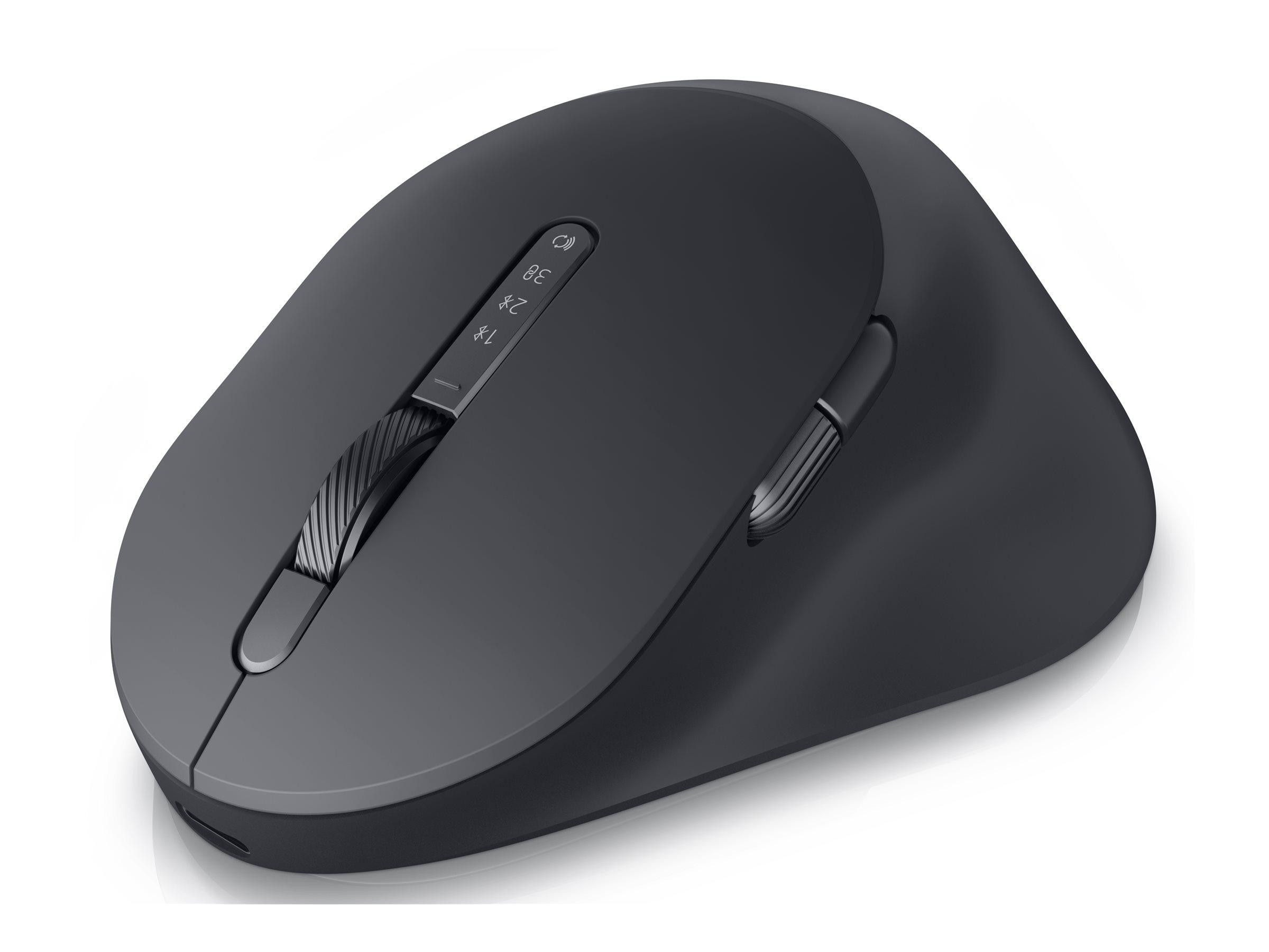 Dell Premier Wireless Mouse MS900 Grafit - Bluetooth, USB-Dongle, USB-C, 8000 DPI, 7 Tasten, 128g MS900-GR-EMEA