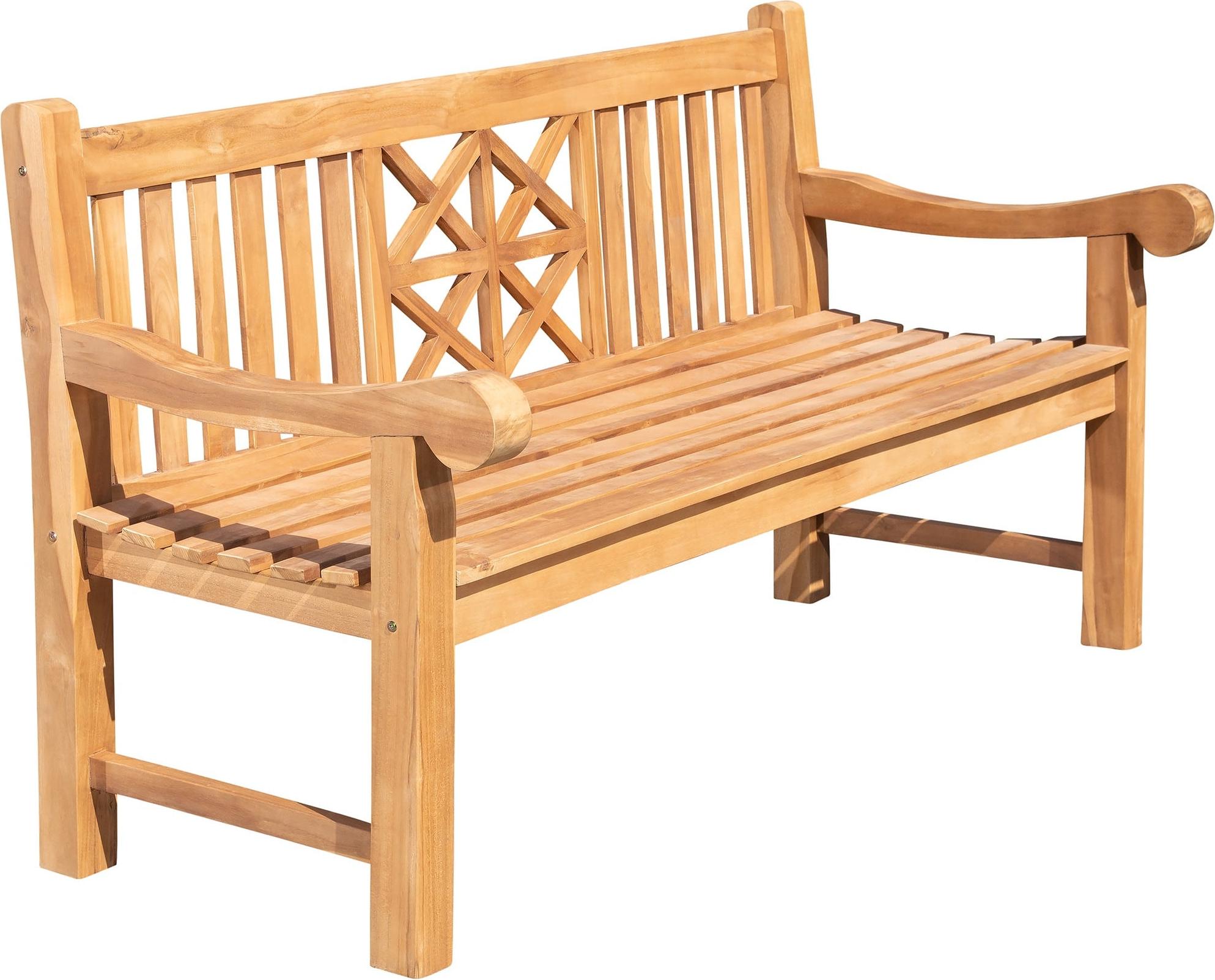 CLP Teakbank Florida | Farbe teak Größe 180 cm