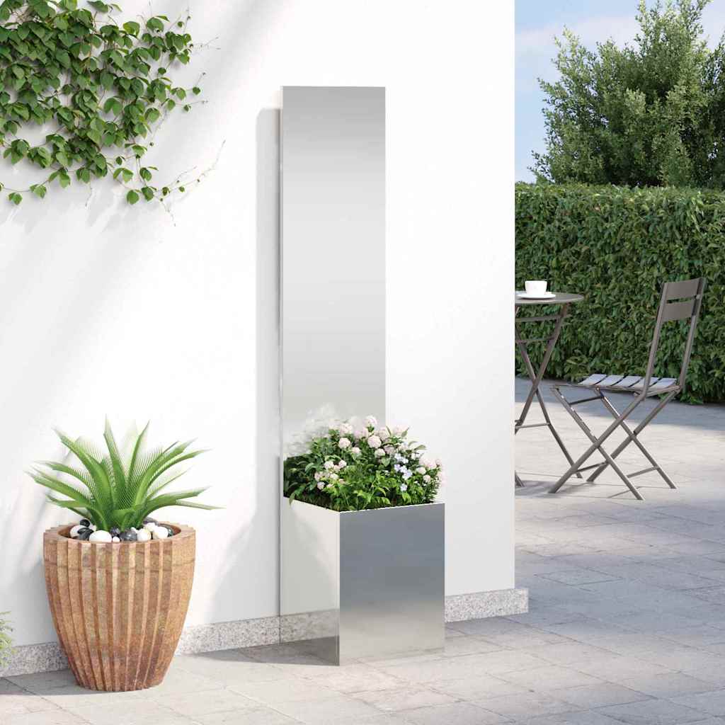 vidaXL Écran de confidentialité de jardin Argenté 32 x 32 x 150 cm