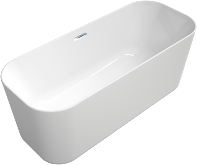 Villeroy und Boch Villeroy & Boch Finion freistehende Badewanne 177FIN7A1BCV101 170x70cm, Design-Ring, Schürze Colour on Demand, weiß, chrom