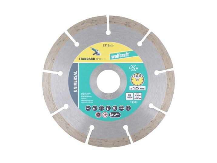 wolfcraft Diamant-Trennscheibe Solid Universal, ø125mm