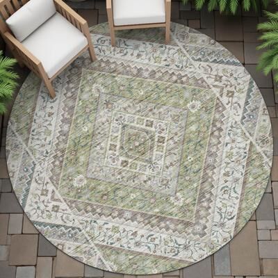Addison Rugs Machine Washable Indoor/Outdoor Traditional Ali Chantille Rug