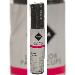 RIOBA To-Go Deckel, Polystyrol, Ø 9 cm, 12 x 100 Stück