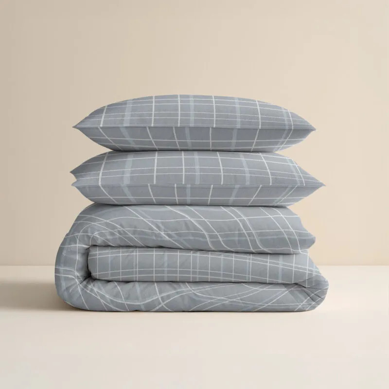 Sleeptime Flanel Seva Blauw voor volwassenen 200 x 220 cm