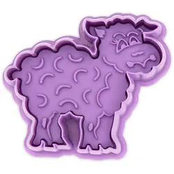 Städter Schaf 6,5 cm Lila / Violett