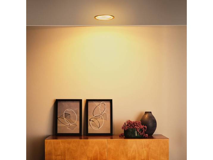 LEDVANCE Ledvance Decor Filament Ripple LED-Downlight, alu / grau / zink, für Wohn- / Esszimmer, Aluminium, Downlight