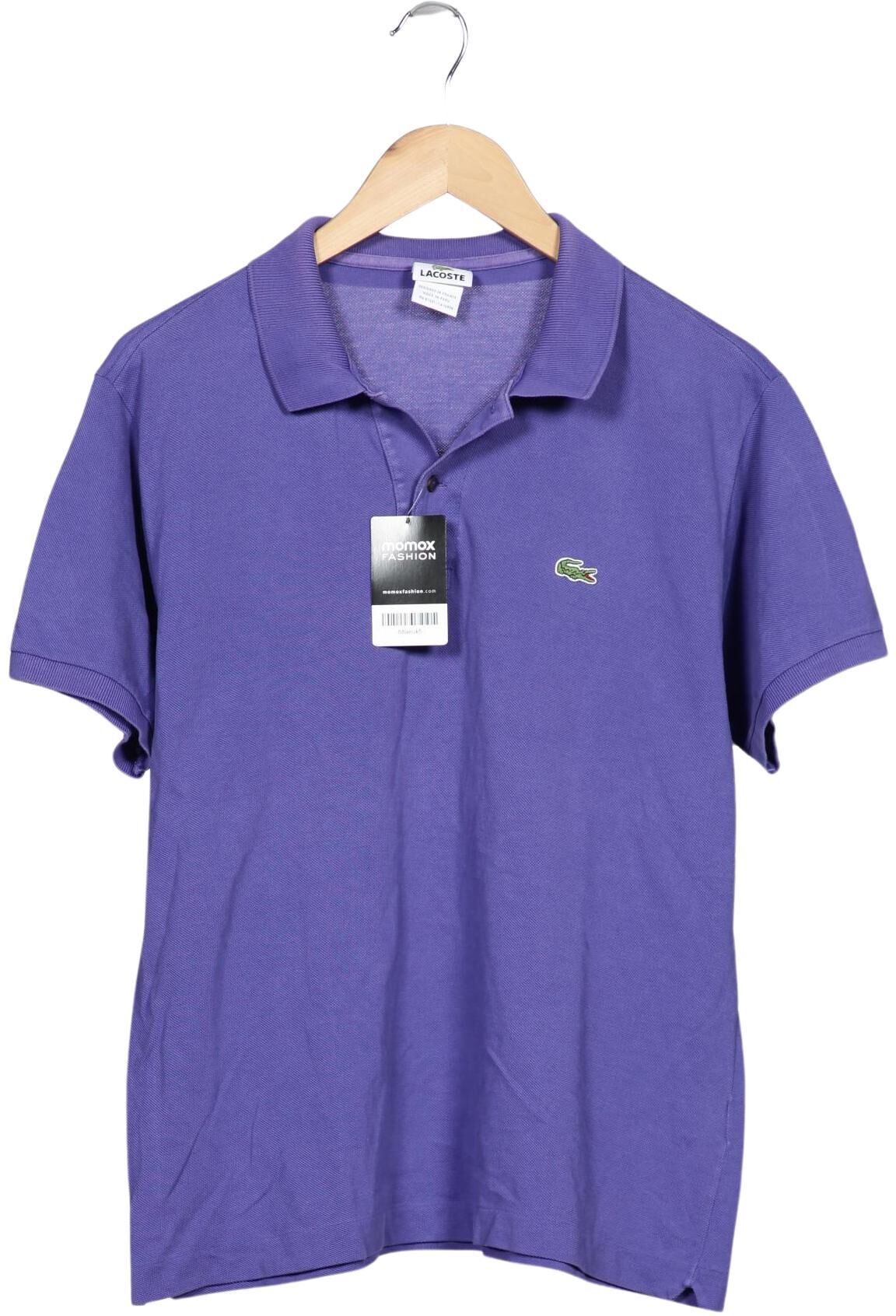 Lacoste Herren Poloshirt, Lila, Gr. M (Lacoste 4), Baumwolle - Second Hand