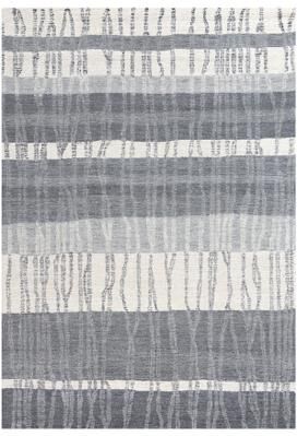 Alora Decor Wondrous Wavey Striped Hand-tufted Wool Rug