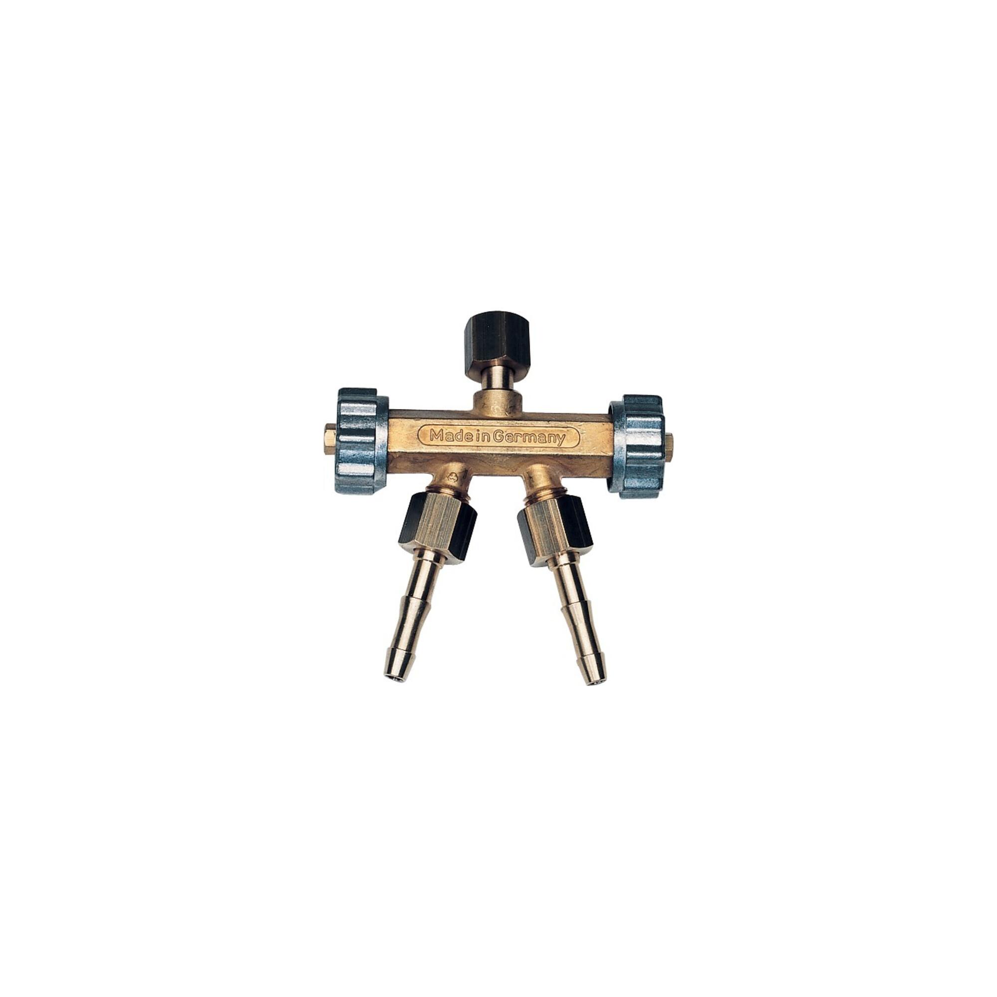 GCE Doppelabzweigventil Brenngas G3/8L (110460)