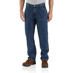 Carhartt DOUBLE-FRONT LOGGER JEAN 104944 - canal - W40/L32