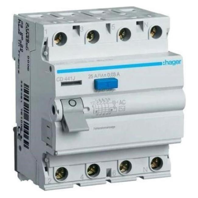CDC440J 40A/ 30MA/AC DIFFERENZIALSCHUTZSCHALTER 40A 4P 4M 30MA AC 6KA (CDC440J)