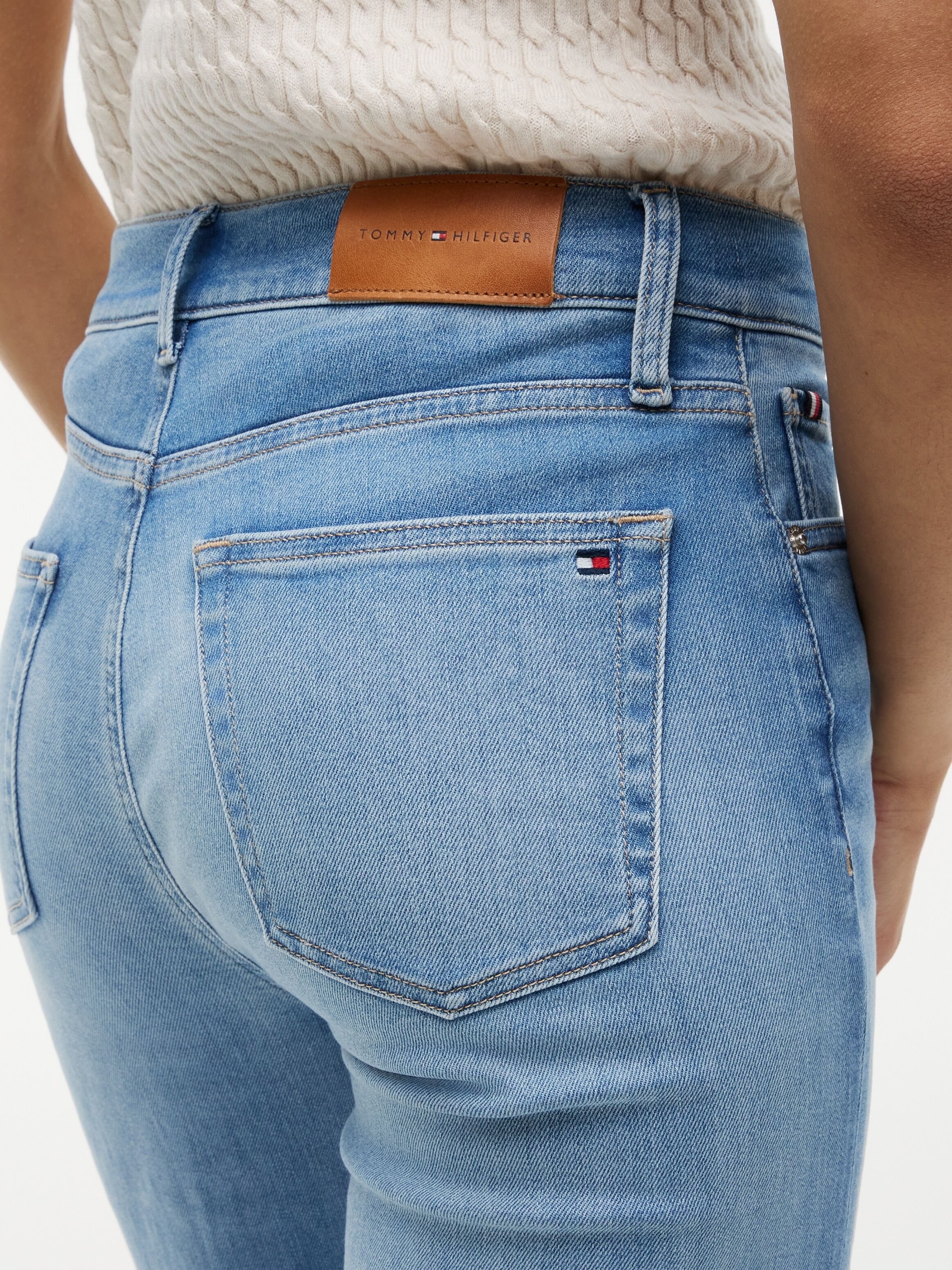 Tommy Hilfiger "FLARE KATY RW" Baumwollmischung, Stretch, in ausgestellter Form katy light 34, Länge 30