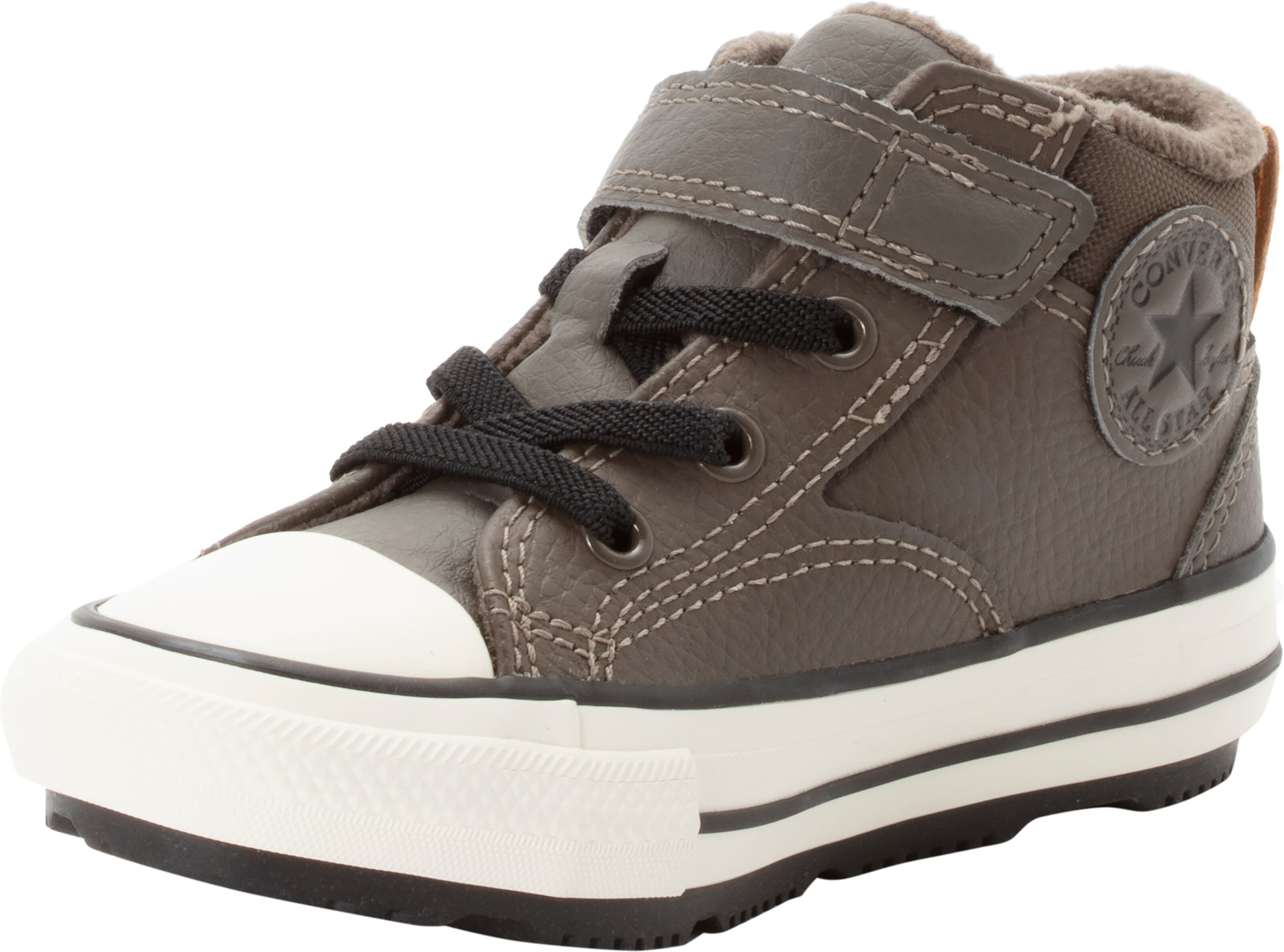Sneaker CONVERSE "CHUCK TAYLOR ALL STAR WATER-REPELLENT MALDEN STREET EASY-ON BOOT", Jungen, Gr. 22, braun (truffle, harvest moon, schwarz), Textil, Schuhe Sneaker, für Kinder, wasserabweisend truffle, harvest moon, schwarz 22