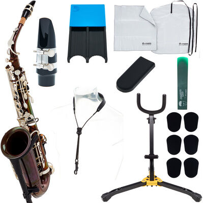 Thomann TAS-180 Vintage Alto Sax Set Bleu