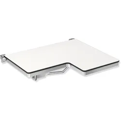HEWI Duschklappsitz, L-förmig (USA) System 900 PG57 Edelstahl