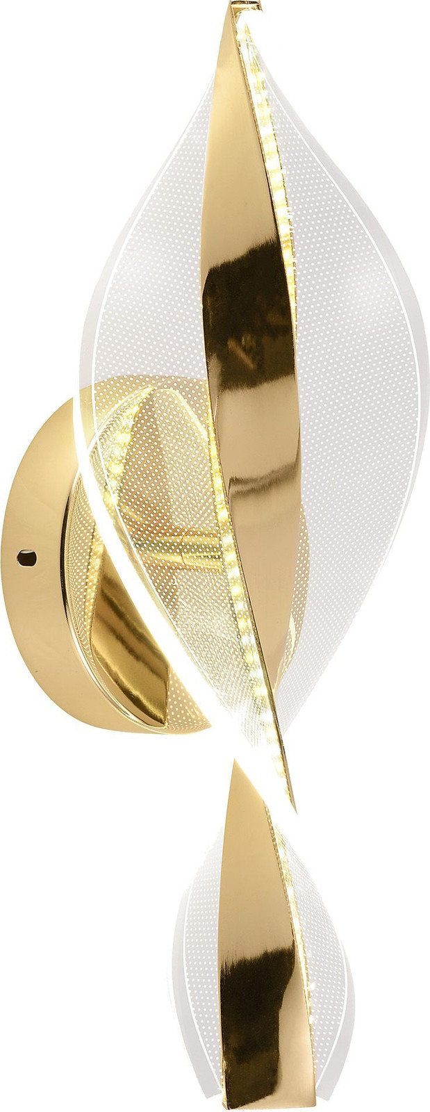 Toolight Led Wandlamp G031-w Gold