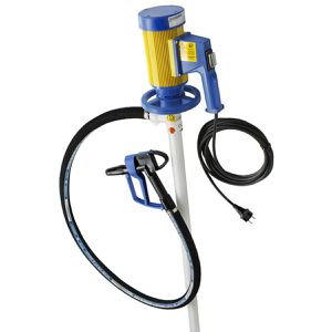 Jessberger Fasspumpe JP-280 PVDF, 41 mm, netzbetrieben 230 V, für hochaggressive Flüssigkeiten, 200 Liter Fässer, 112 l/min
