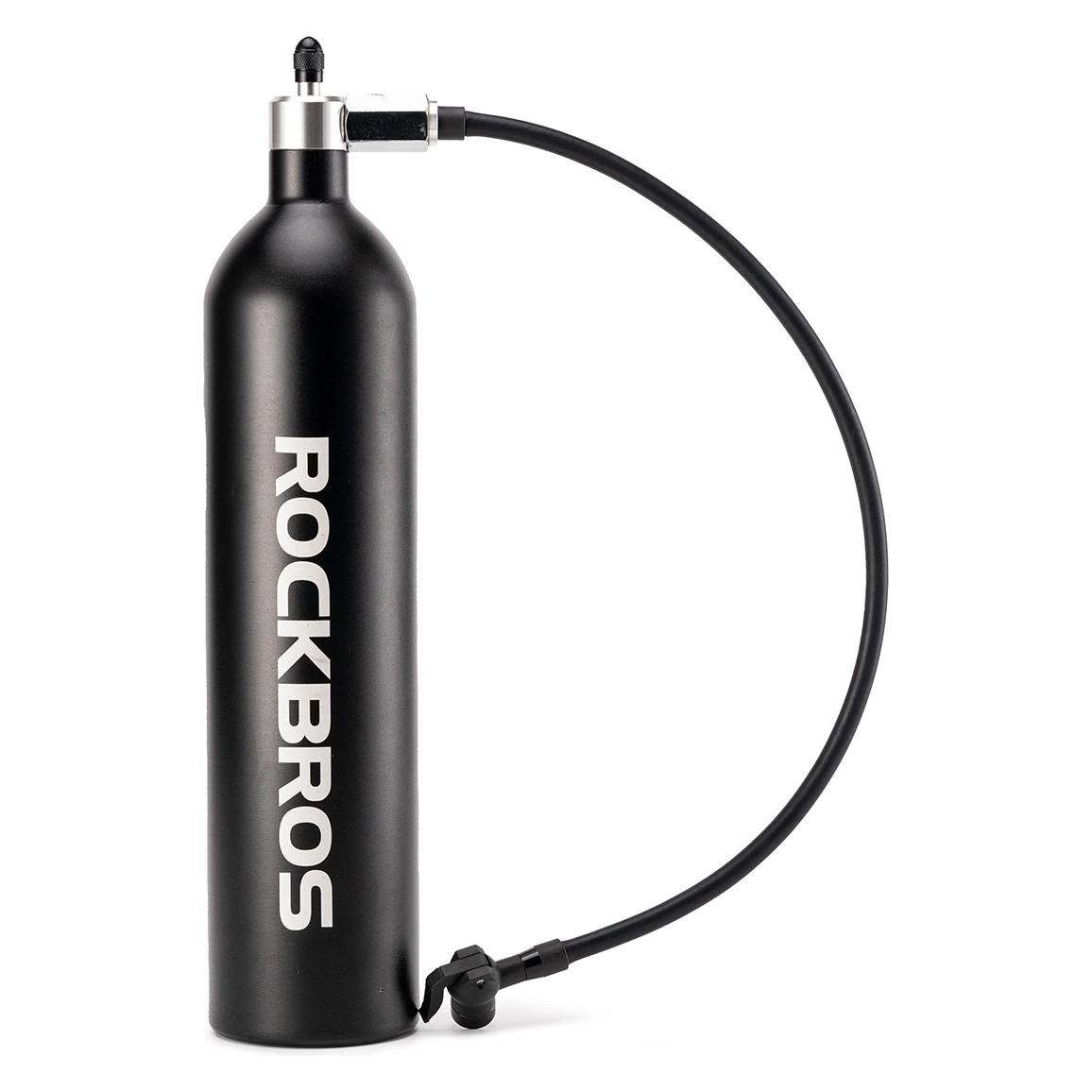 Rockbros Tubeless Tire Inflator 200 PSI 1.2l - Black (8386824308280)