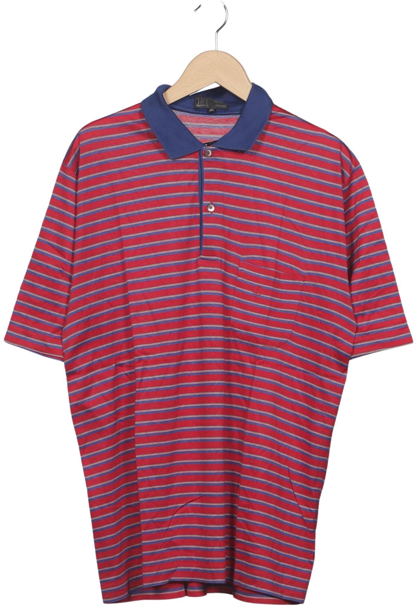 Dunhill Herren Poloshirt, Mehrfarbig, Gr. EU 46, Baumwolle - Second Hand