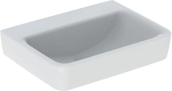 Geberit Renova Plan Handwaschbecken 501631001 50x38cm, ohne Hahnloch, ohne Überlauf, weiß