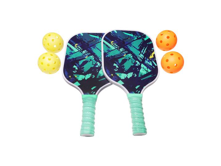 Pickleball Spielset 7-teilig blau/türkis