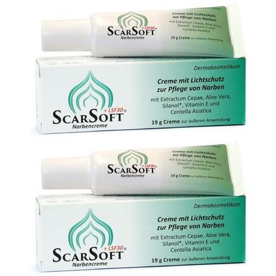 Scarsoft LSF 30 Narbencreme 2x 2x19 g Sonnenschutzcreme