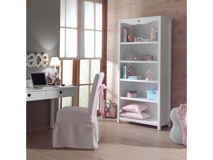 Bibliothèque bois blanc - BI2001