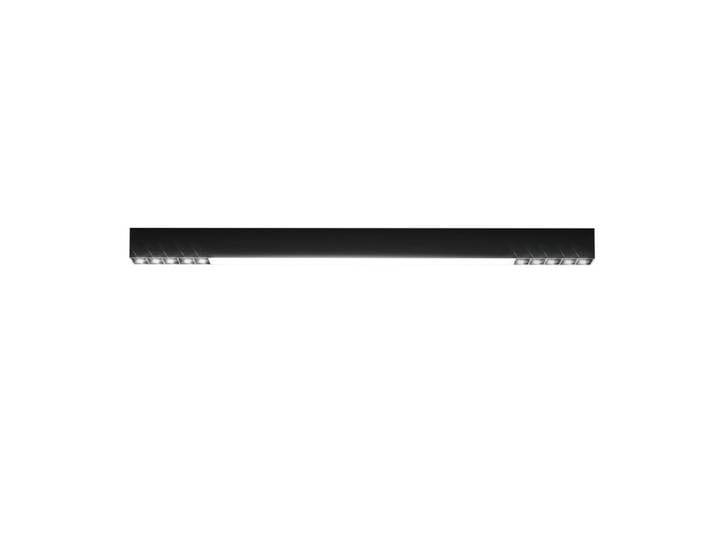 Plafonnier en aluminium noir 80x5.2x3.3cm led intensité variable 25w