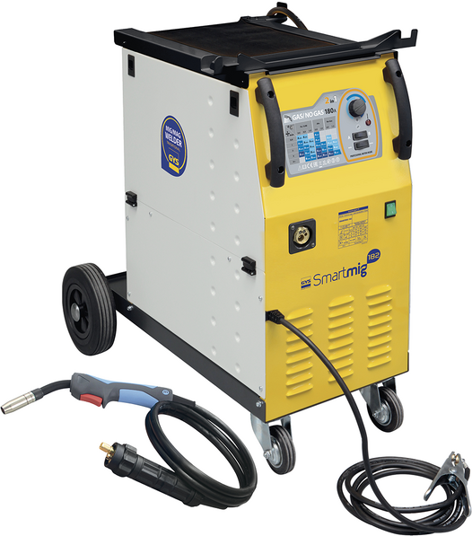 GYS SMARTMIG 182 - Saldatrice tradizionale a trasformatore (MIG/MAG: GAS, NO GAS) - corrente continua (DC)