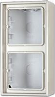 Jung ES 2582 A-L stopcontact, roestvrij staal