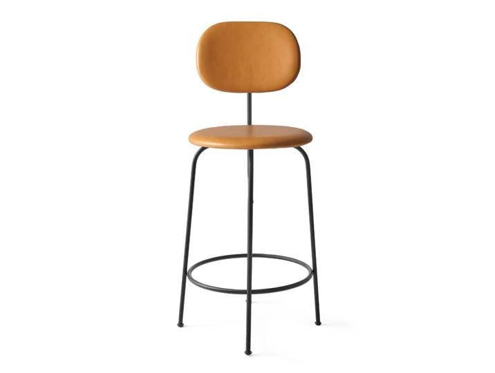 Audo Copenhagen Chaise de bar Afteroom housse en cuir 63,5 cm Dakar 0250