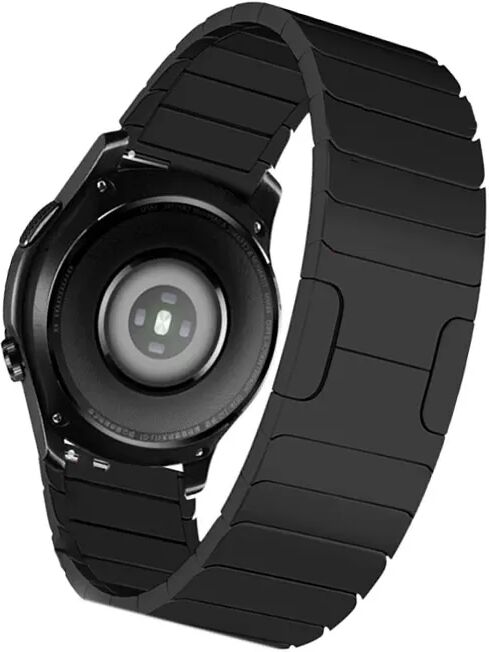 INF Echtes Titan-Uhrenarmband - 22 mm mit Originalschließe Schwarz
