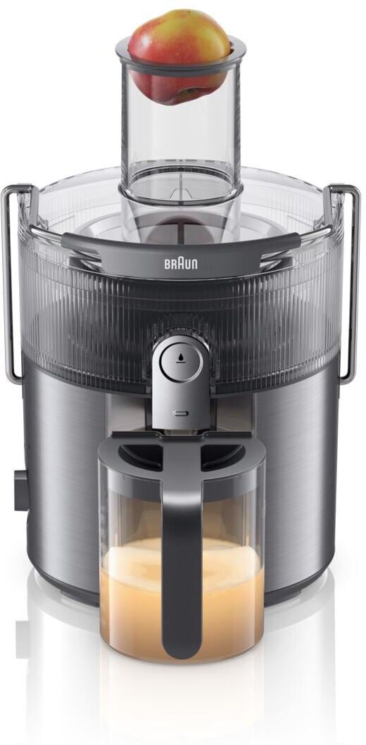 Braun Entsafter "MultiJuice 7 Spin SJ7000", silber (silberfarben), B:25,3cm H:40,2cm T:26cm, Entsafter, Entsafter silberfarben Einheitsgröße