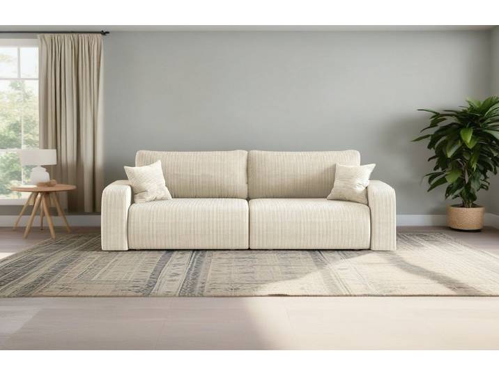 Kaiser Möbel Schlafsofa MILANO und Bettkasten Stoff Poso und Quelle, Bequem, praktisch, breite Farbpalette, Schlaffunktion, Bettkapazität