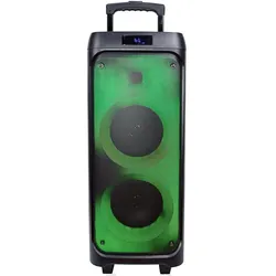 Manta SPK5220 speaker black (3 h), Bluetooth Lautsprecher, Schwarz