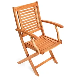 Merxx Cordoba Klappsessel 2er Set Gartensessel Gartenstuhl Holzgartenstuhl