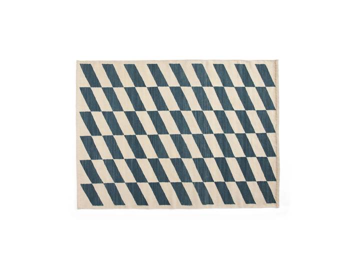 HAY Tapis Shift Kelim 140x200 cm Blue