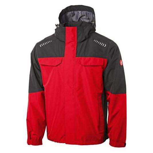 Magni Regenjacke Plus rot/schwarz Gr. M Fortis Elements (M) (4063726012807-138020.0400)