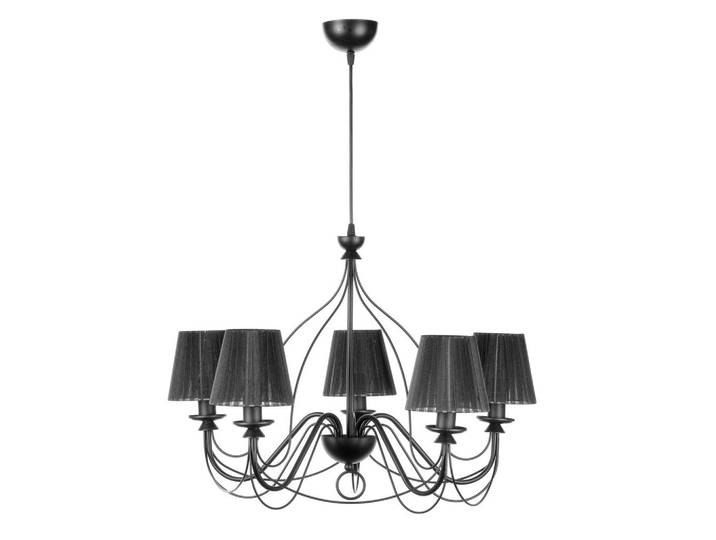Kronleuchter, Schwarz, Metall, 65x130x65 cm, Lampen & Leuchten, Innenbeleuchtung, Hängeleuchten, Kronleuchter