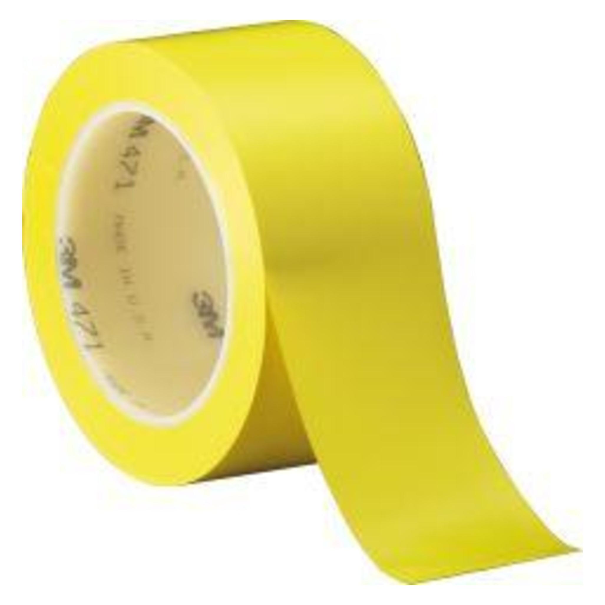 3M Weich PVC Klebeband 471F 50mm 33m gelb (50 mm) (4332163792338)