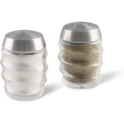 Cole & Mason Bray - Streuer Geschenkset, Glas/Edelstahl, 7,5 cm