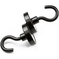 5x Supermagnete, Magnet, Hakenmagnet (1x)