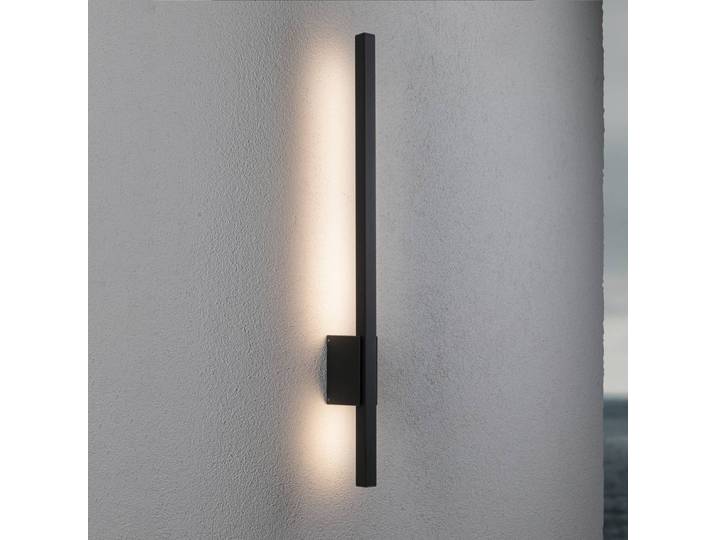Paulmann LED Aussenwandleuchte Stan, schwarz, Aluminium, Modern, LED Wandleuchte außen