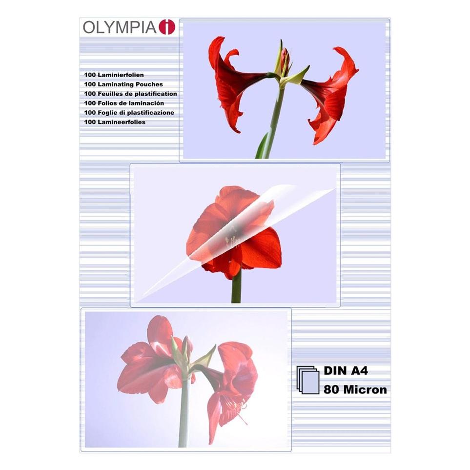 Olympia Laminierfolien (A4, 100 Stk., 80 µm) (9166)