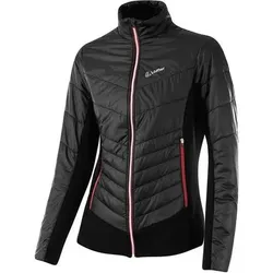 LÖFFLER Damen Funktionsjacke W HYBRIDJACKET PL60, Größe 36 in Schwarz Schwarz
