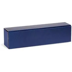 Transpak, Versandkarton + Versandbox, Flachengeschenkkarton Masse 385x92x96mm saphirblau offene Welle saphirblau (50 Stk., 38.50 x 9.20 x 9.60 cm)